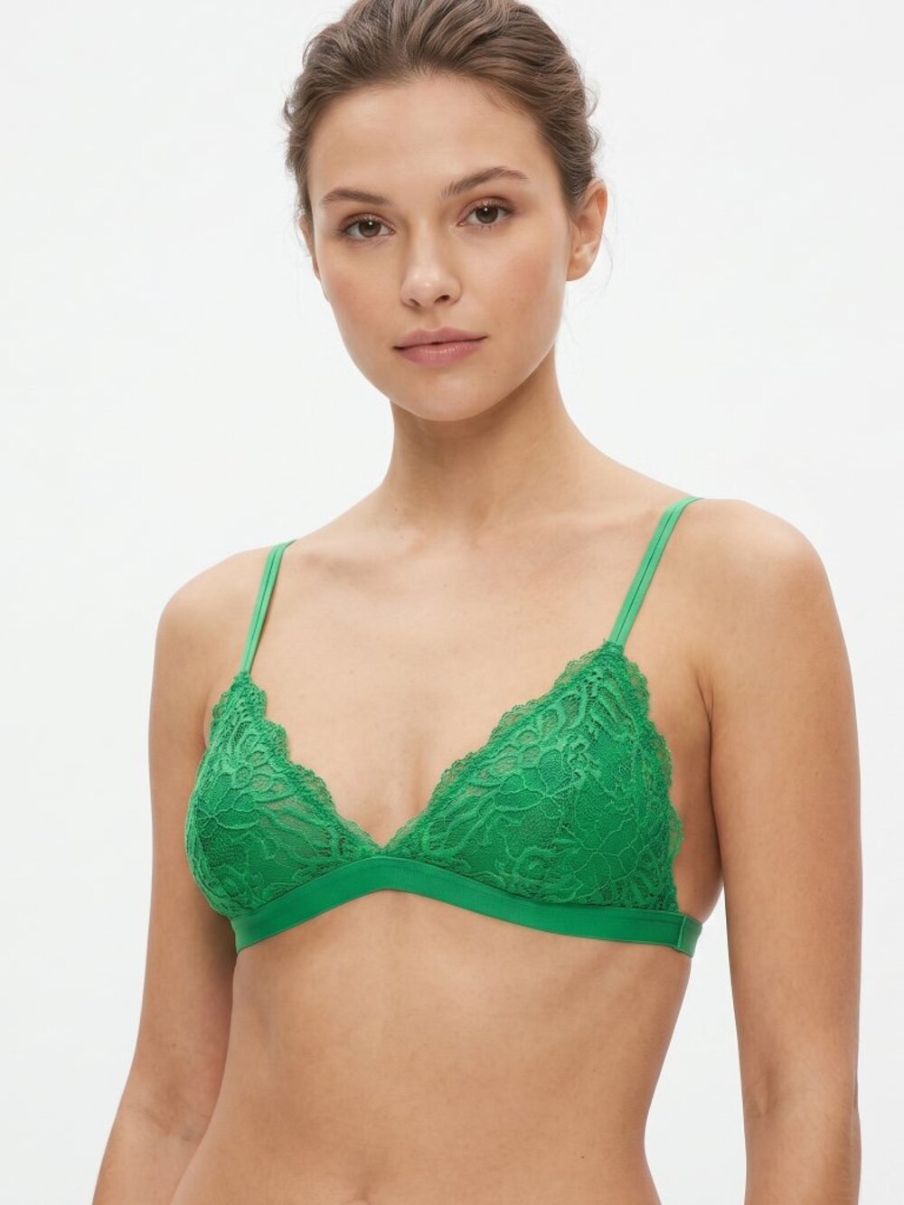 *Out From Under Green Bralette
